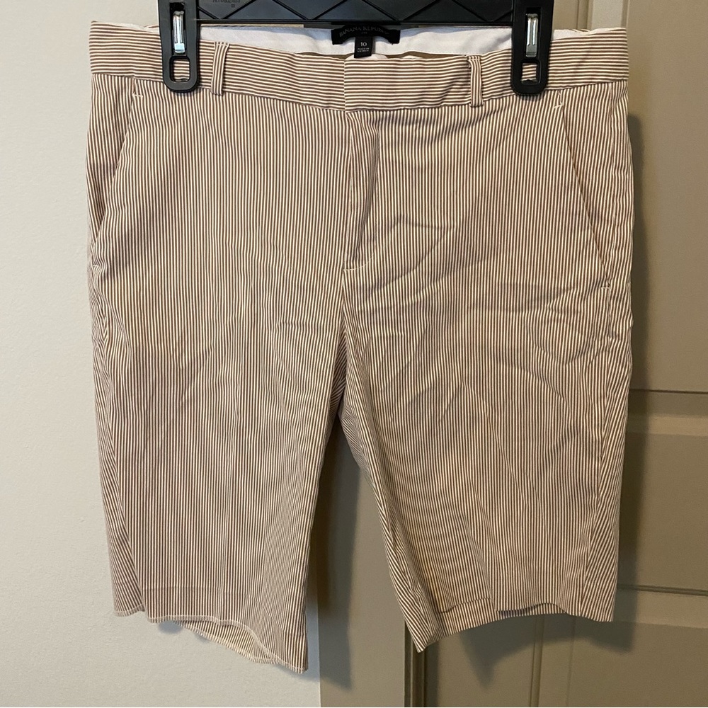 Banana Republic Pinstripe Shorts